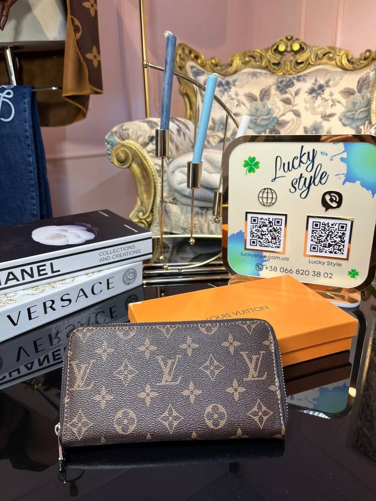 Кошелек Louis Vuitton Kanva Brown monogram+коробка LV 9814