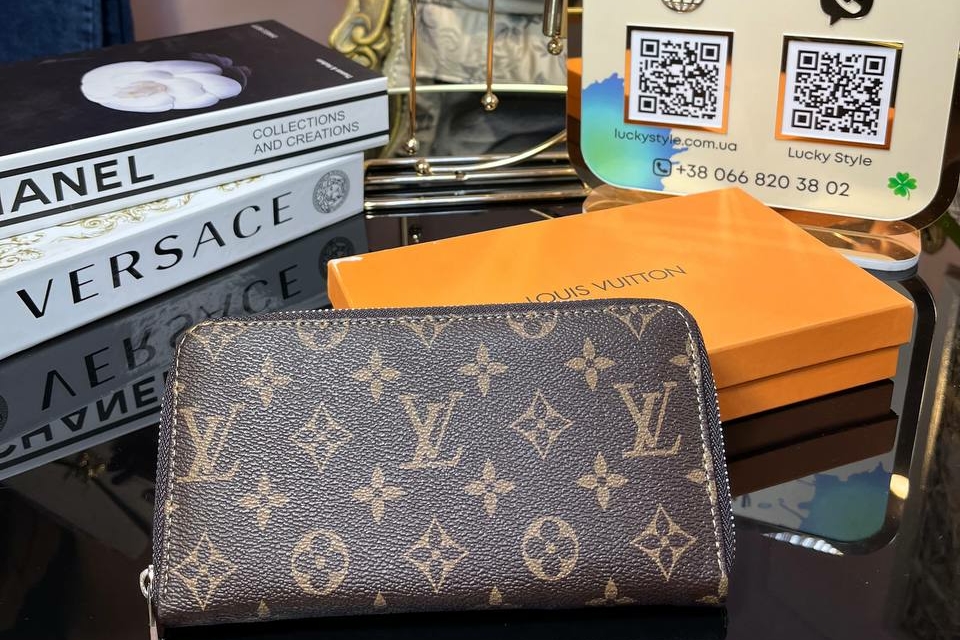 Кошелек Louis Vuitton Kanva Brown monogram+коробка LV 9814