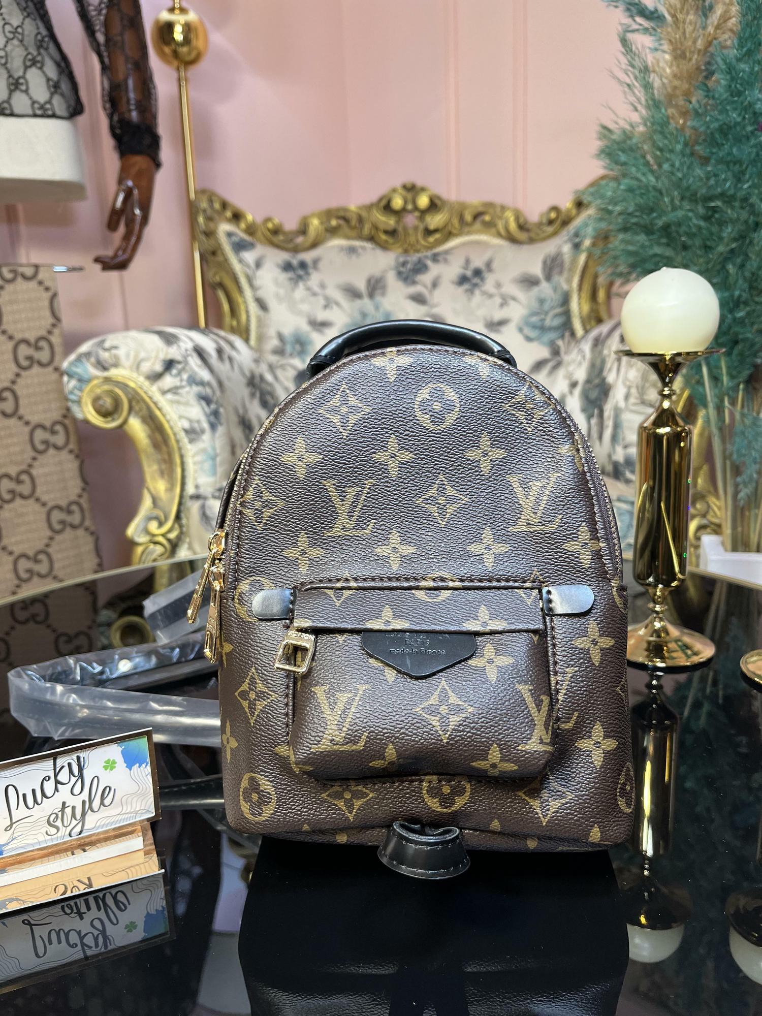 Louis Vuitton Palm Springs mini рюкзак монограм 7777