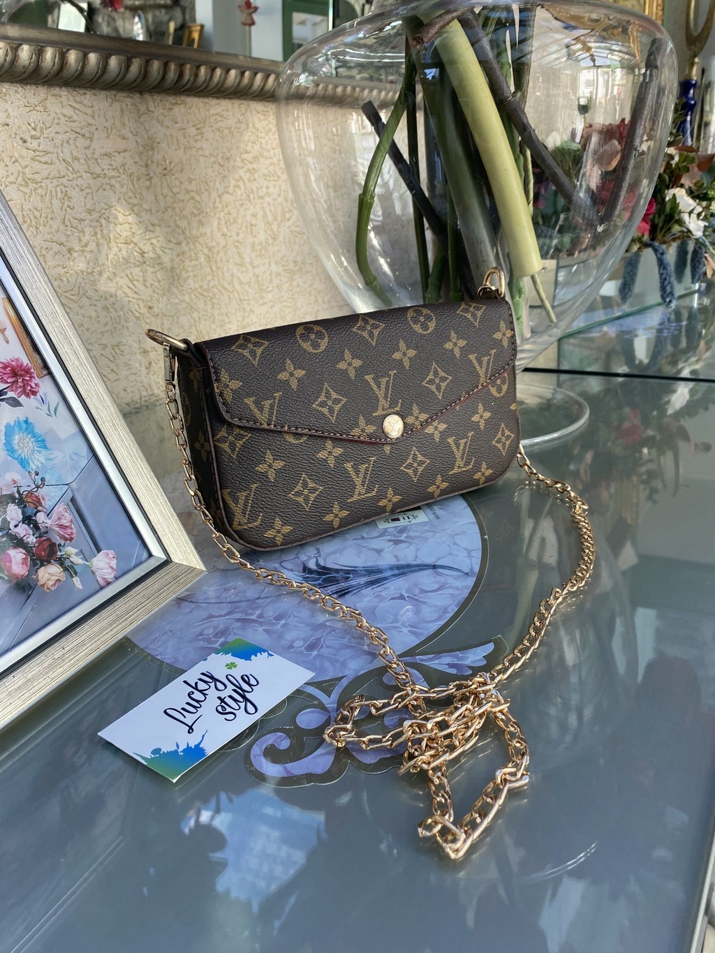 LUXE КЛАТЧ FELICIE +кошелёк в комплекте 51130