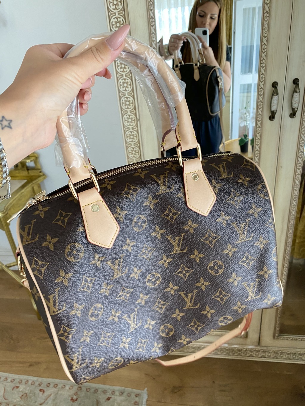 Speedy LV luxe monogram 30 см 51234