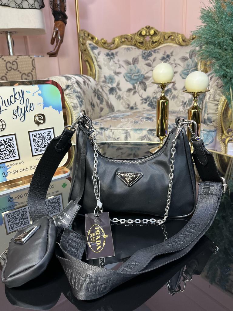 Prada Re-Edition mini 2005 черный цвет 51262