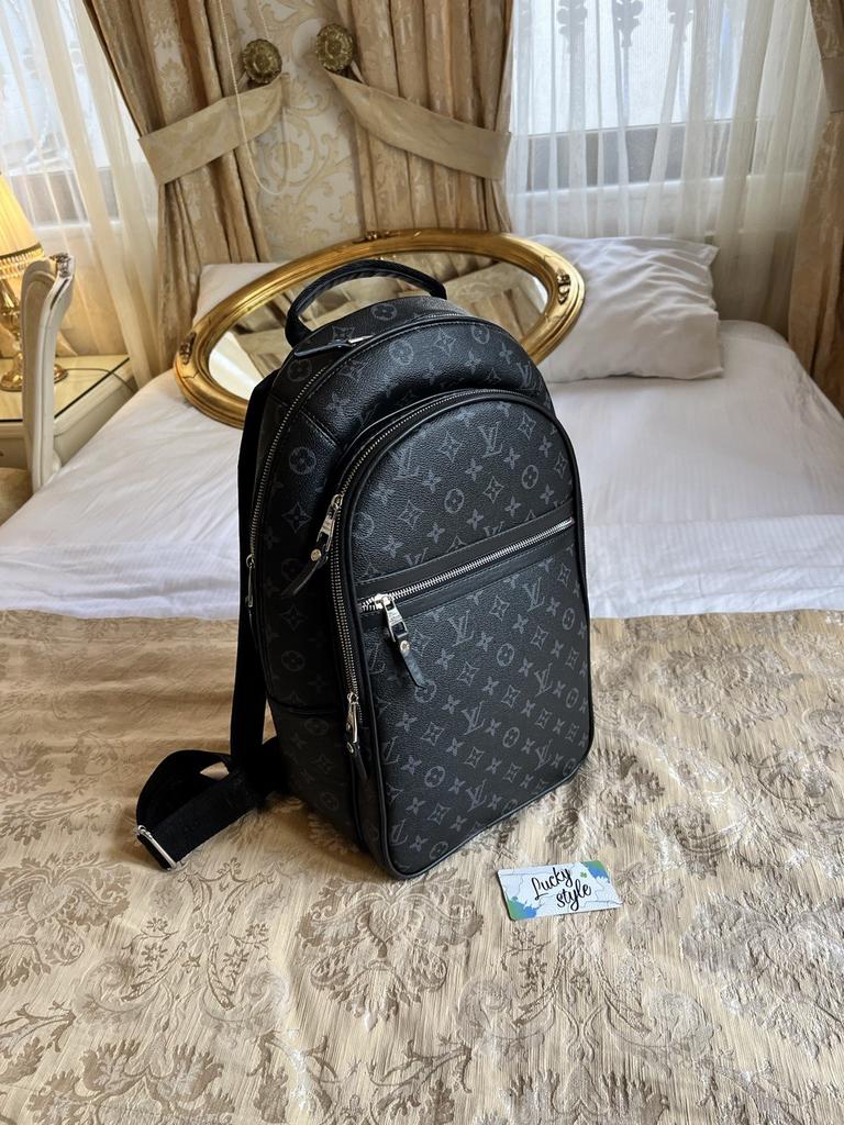 Рюкзак Louis Vuitton grey monogram dark luxe + пыльник бренд 59995
