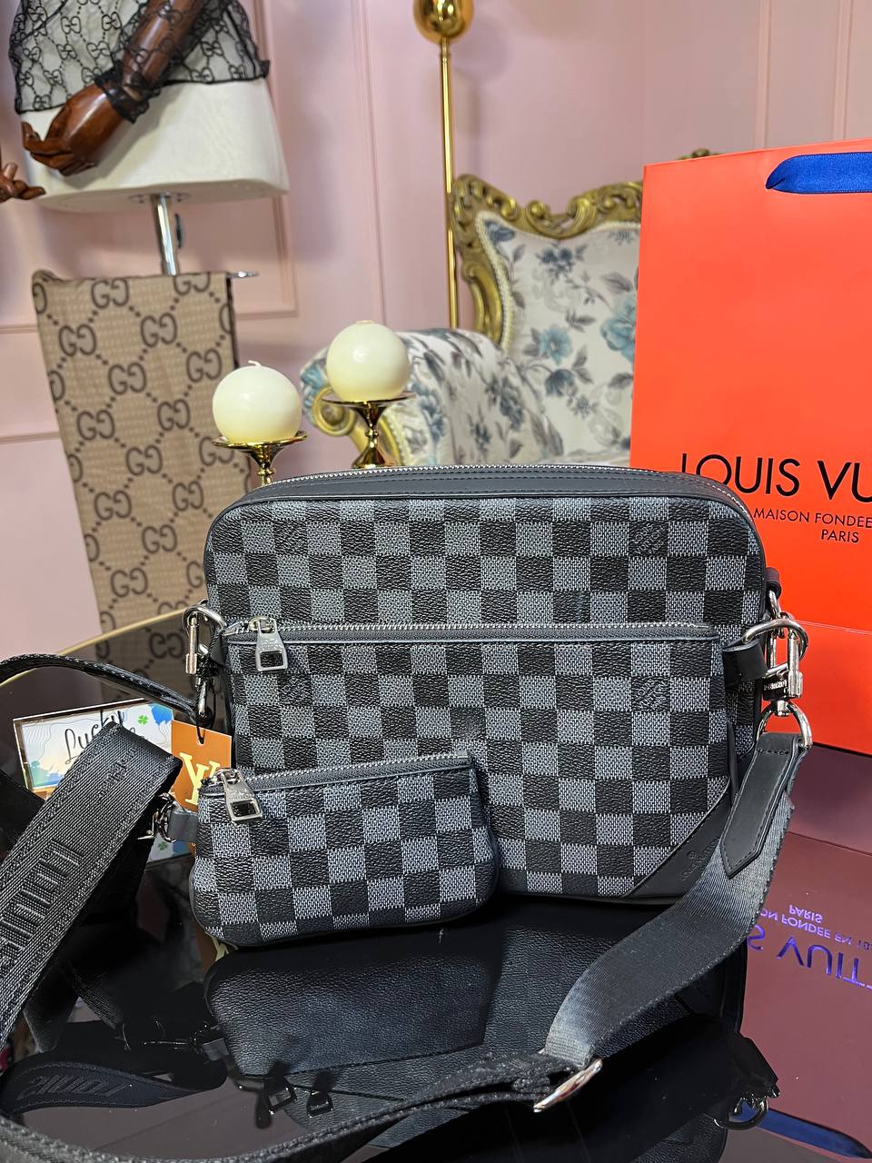 Сумка Trio Messenger Louis Vuitton для мужчин 60018