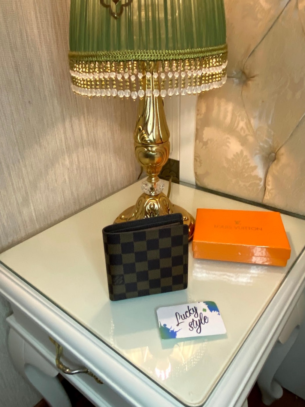 Портмоне Slender LV Italy brown 60058