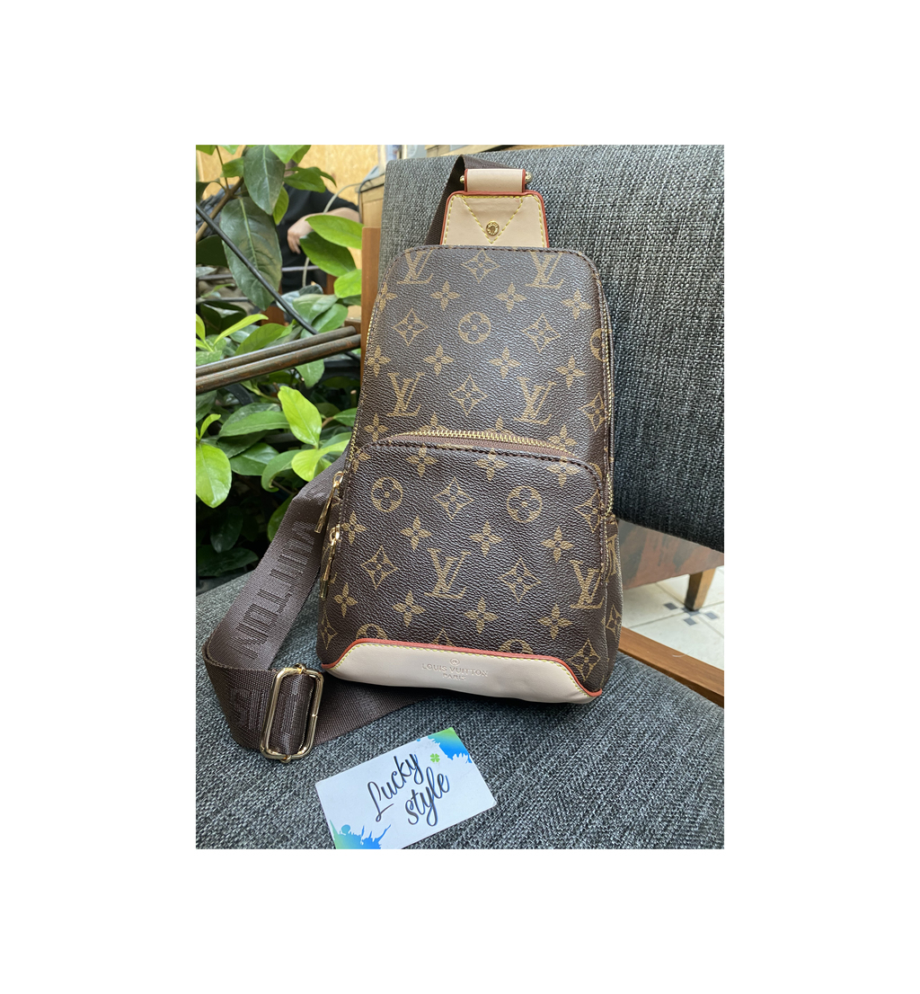 Сумка-слинг Avenue Louis Vuitton monogram+latte 1519