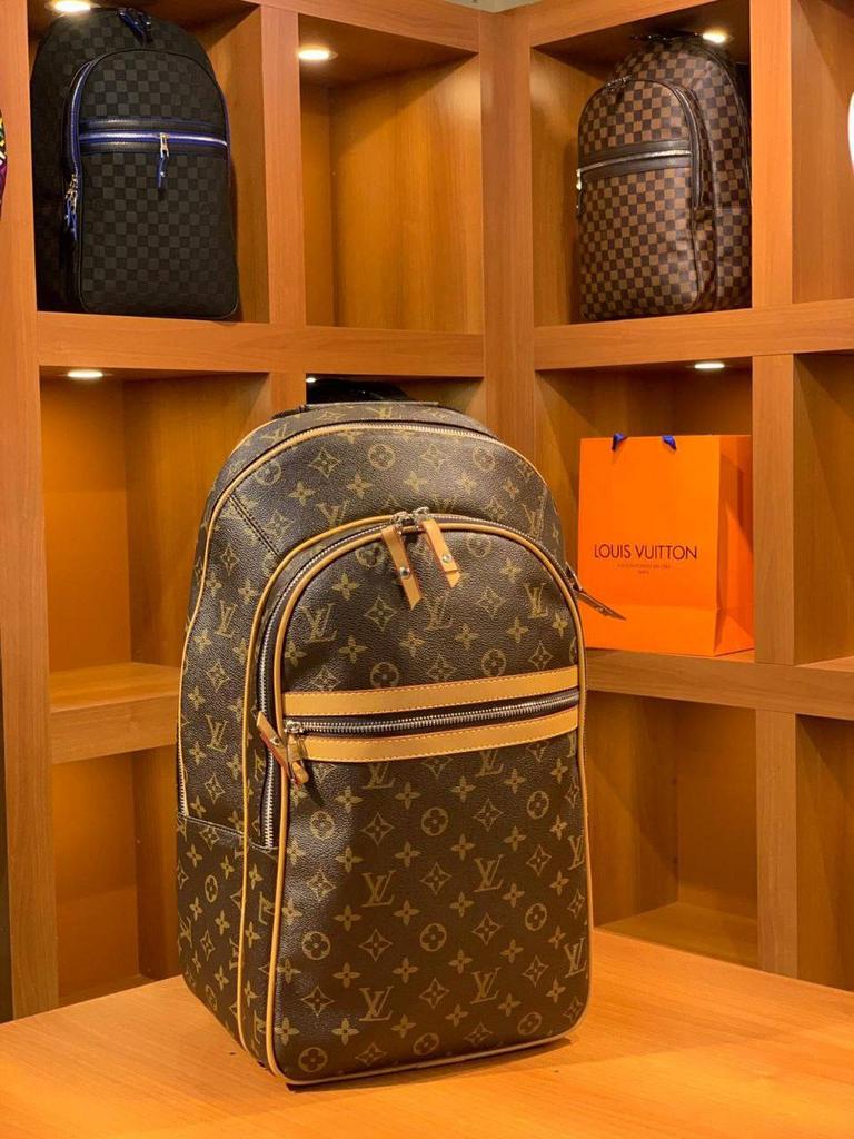Рюкзак Louis Vuitton коричневый latte monogram 9778