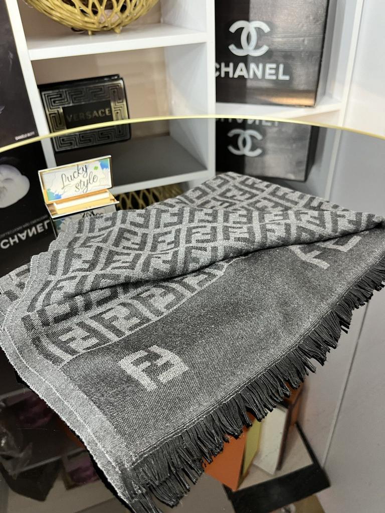 Шаль Fendi grey 77788
