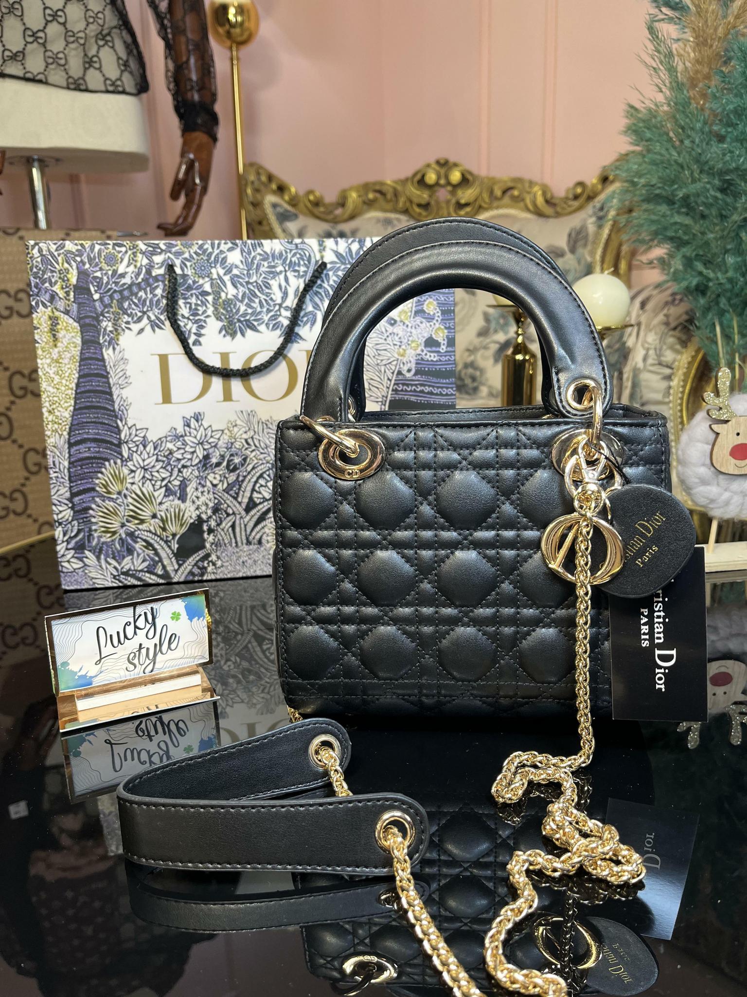Сумки маленькі > Сумка Lady Dior mini 19 см 51359 купити в