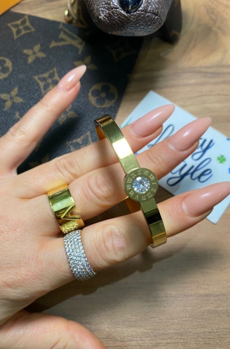 Браслет женский золотого цвета 51374