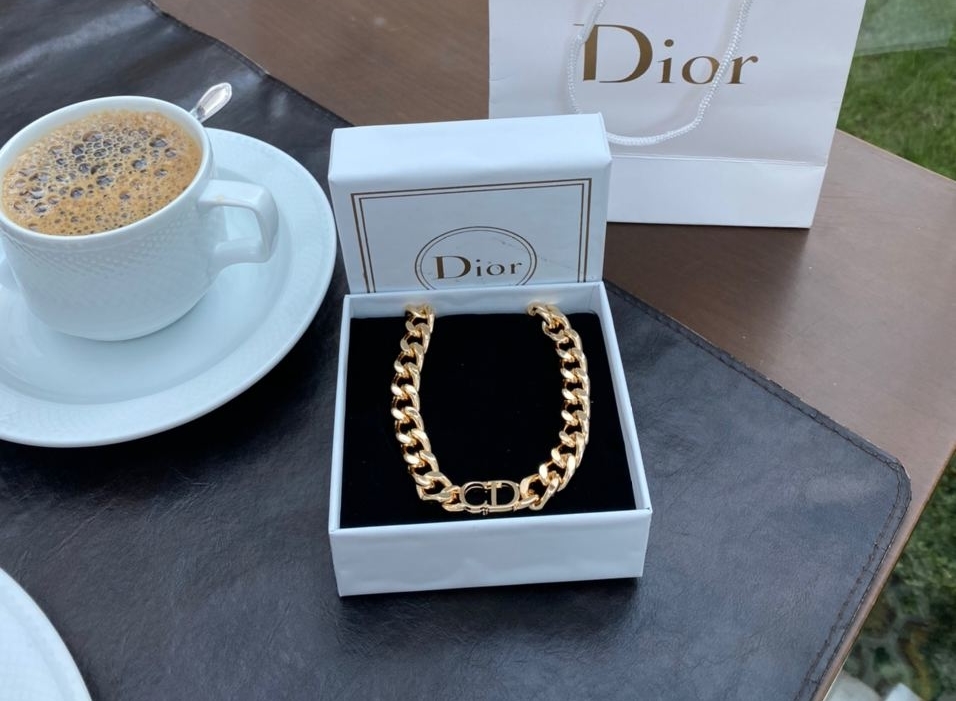Ожерелье Dior luxe quality в брендовой коробке 51384