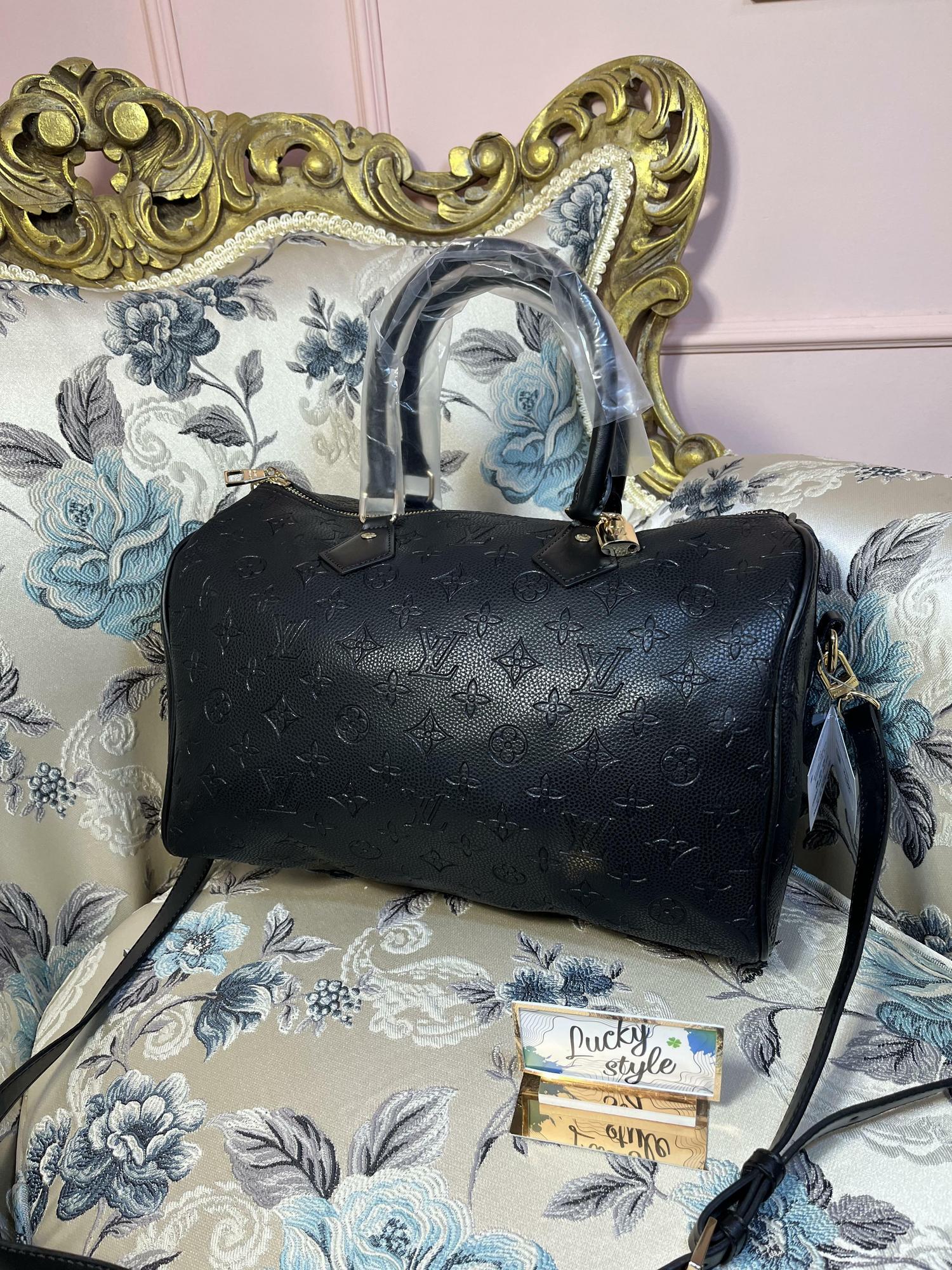 Сумка Louis vuitton black monogram 35 см 6007900