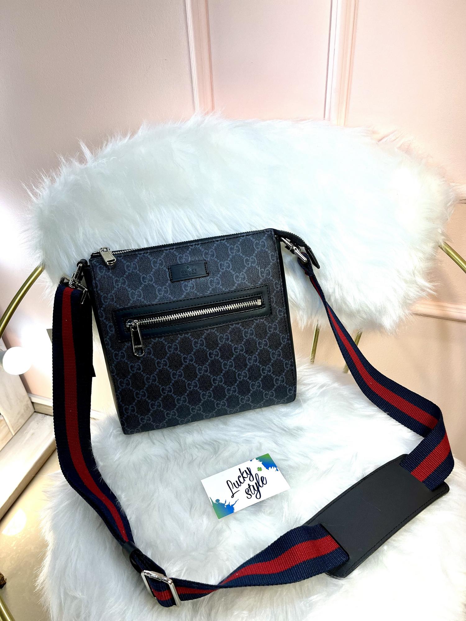 Сумка-планшет мужская GG Supreme Grey 6008100