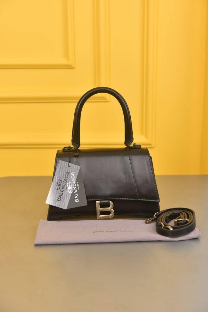 BALENCIAGA сумка-тоут Hourglass S чёрная black +пыльник бренд  60070000