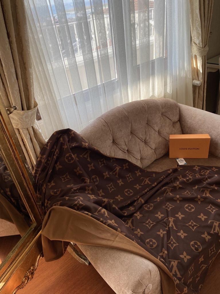 Платок плед шаль LV Brown luxe 42141212