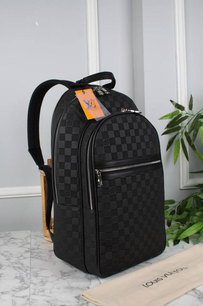 Louis Vuitton damier black рюкзак +пыльник 214215677