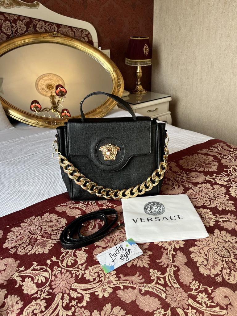 Сумка-тоут LA MEDUSA в черном цвете от Versace 214521