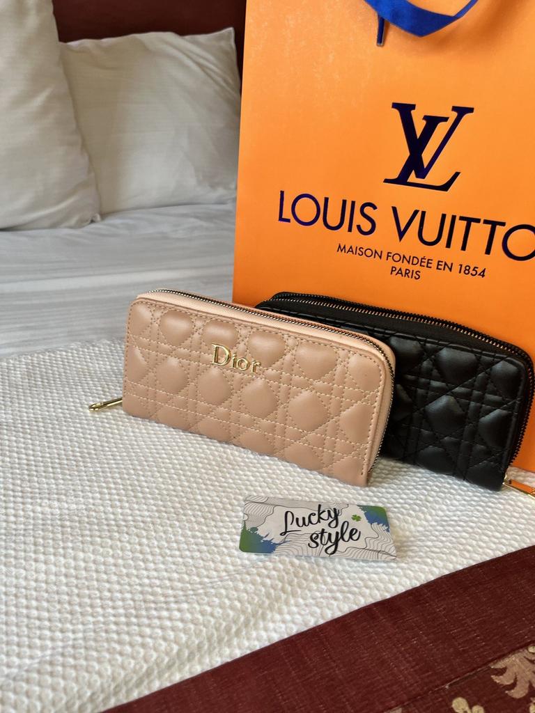 Кошелек Dior пудра+бренд коробка 5551414