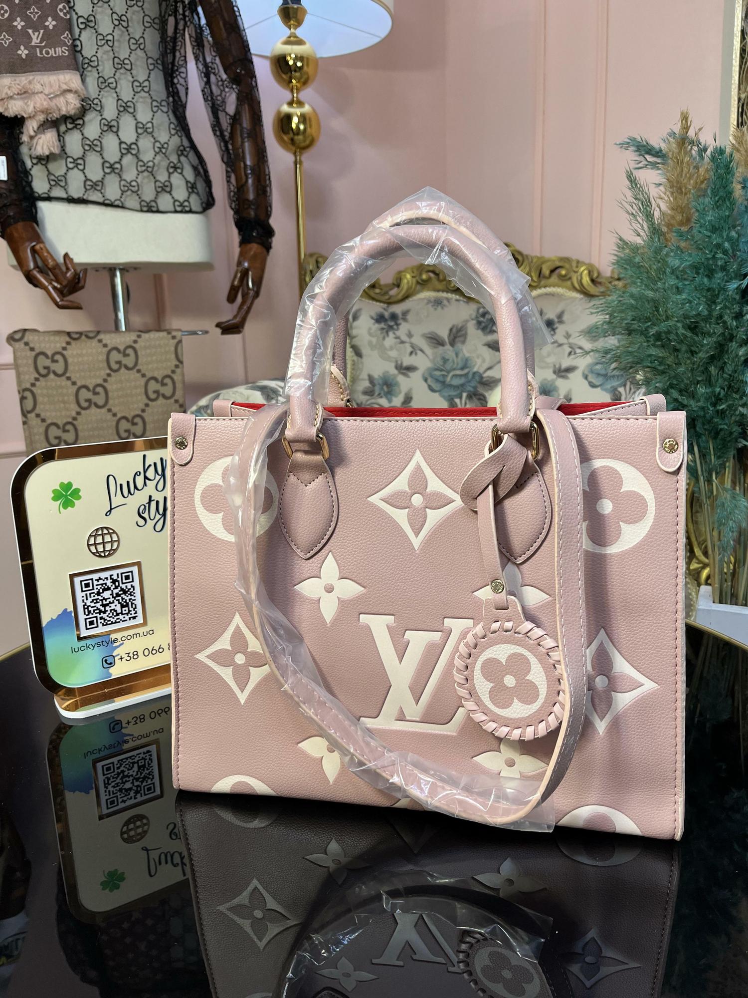 Сумка тоут Louis Vuitton monogram pink 6233252