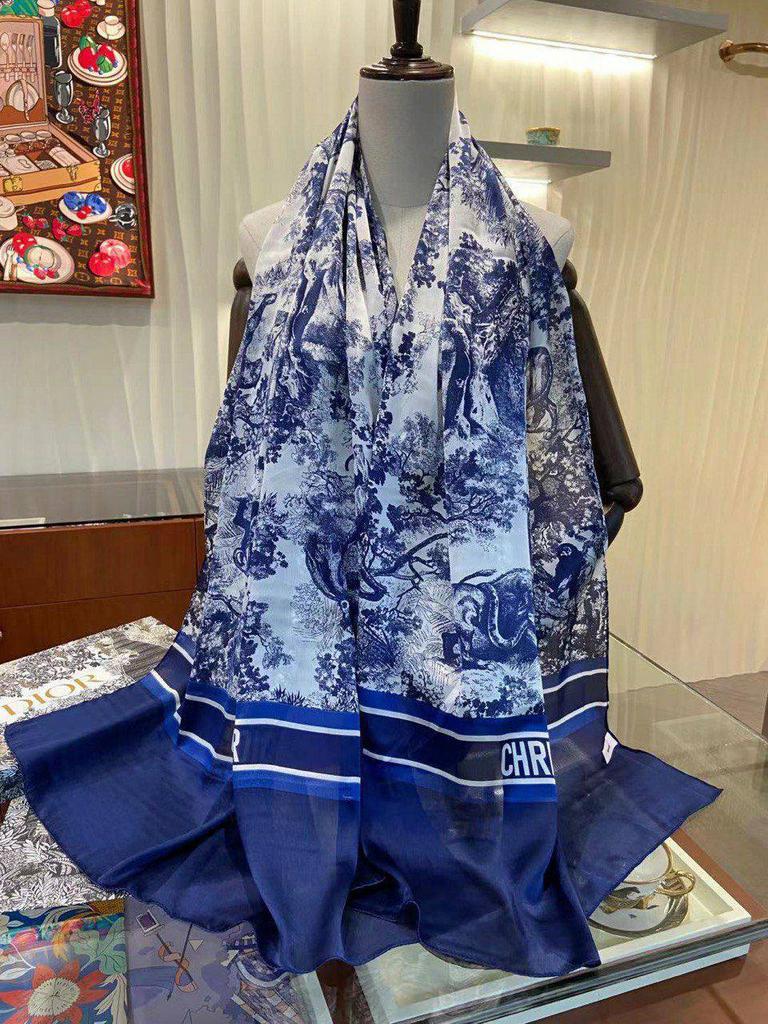 Шаль Dior premium blue 2413412412