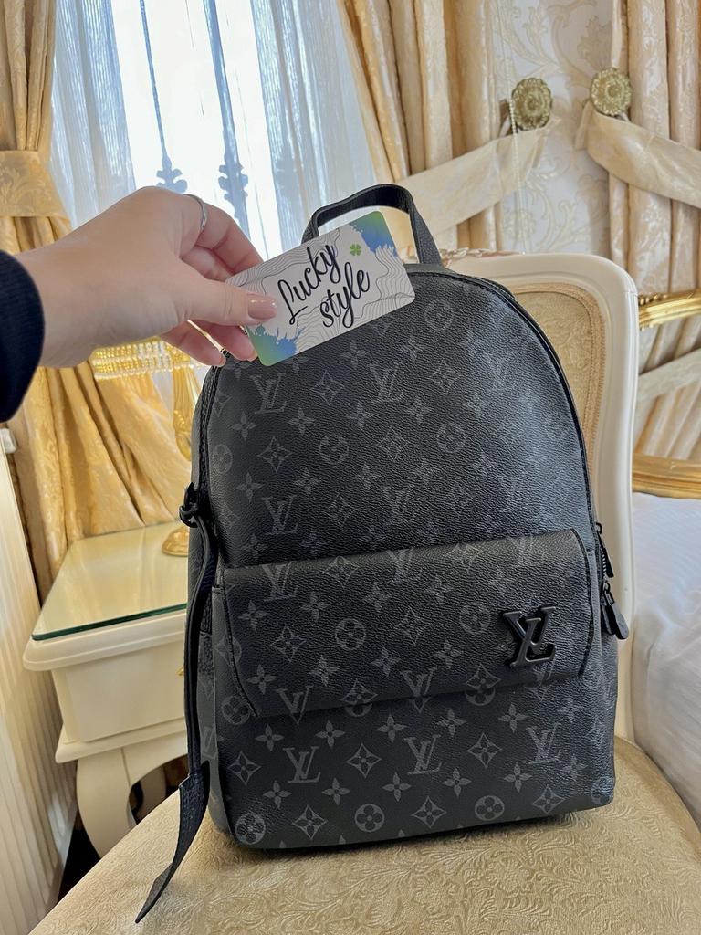 Рюкзак Louis Vuitton new backpack серый монограм 431412