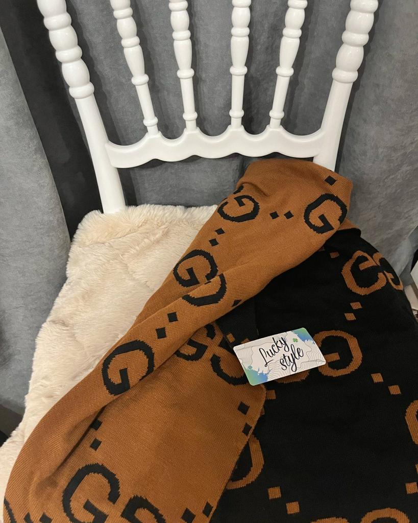 Шаль-шарф  теплая люкс Гучи 9995