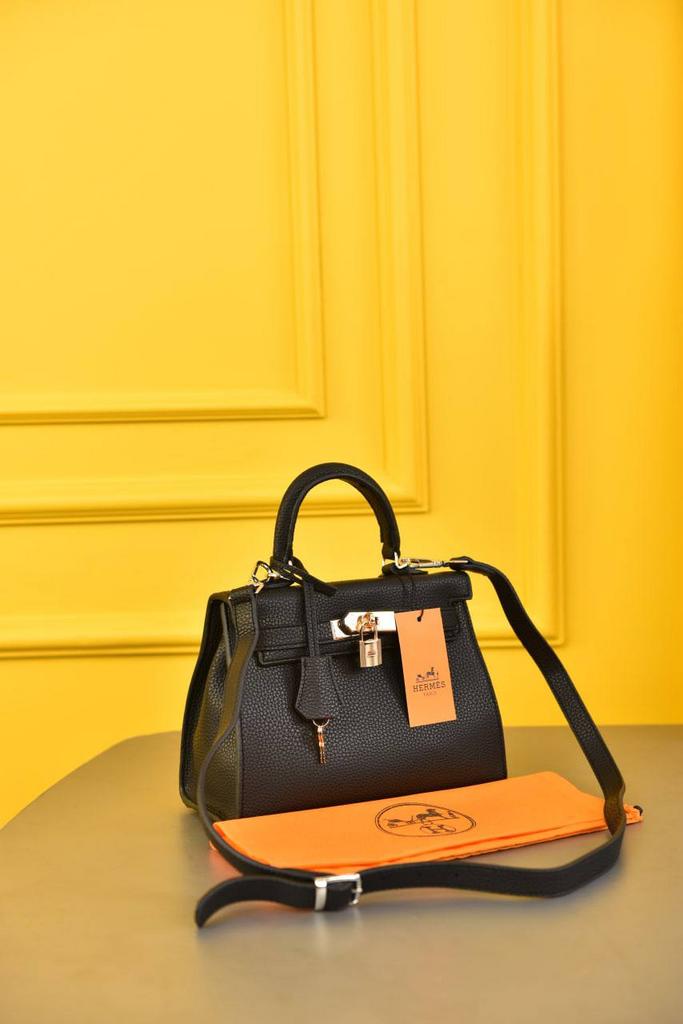 Сумка черная HERMES - Kelly 25 +пыльник бренд  скидка 7544334