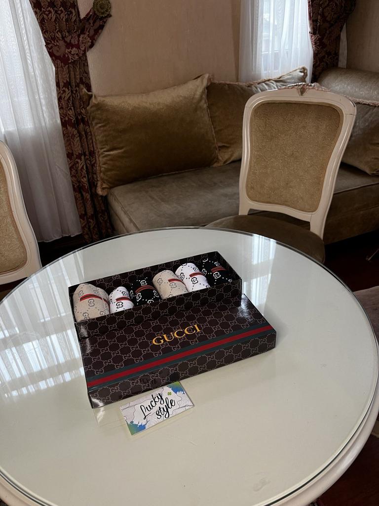 Упаковка носки 6 шт Гучи new мультиразмер 539768