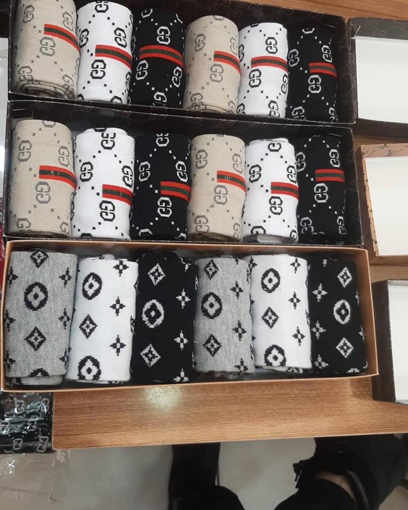 Упаковка носки 6 шт Louis Vuitton new мультиразмер 7886856