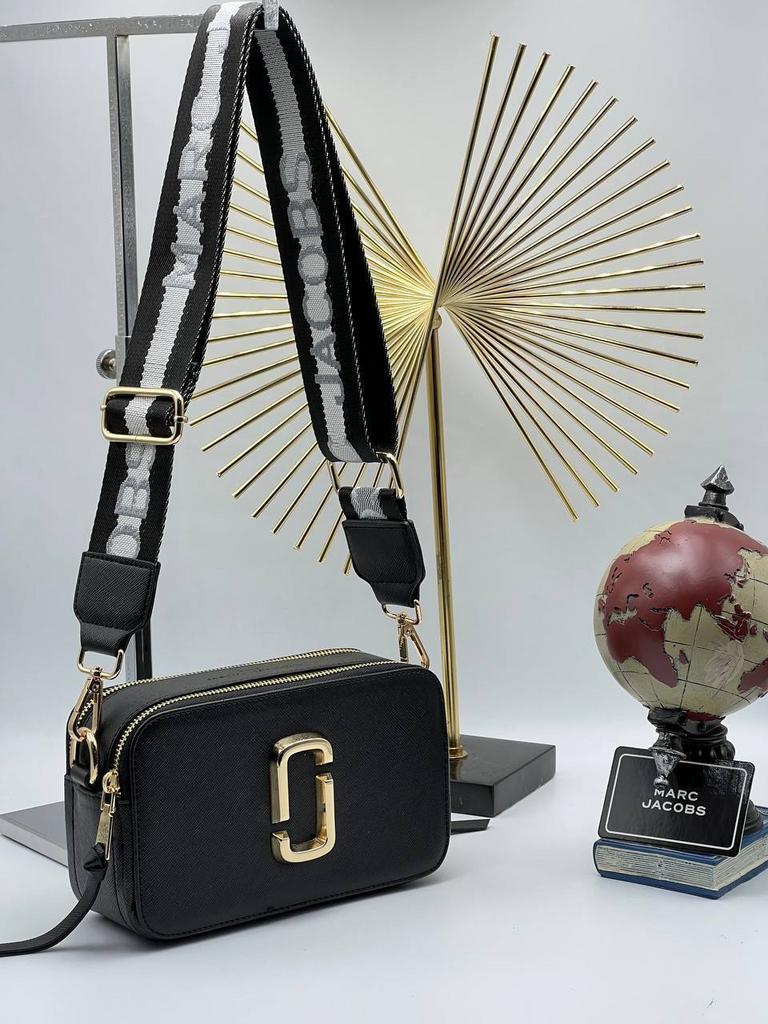 MARC JACOBS SNAPSHOT чёрная кроссбоди женская сумка 9877645