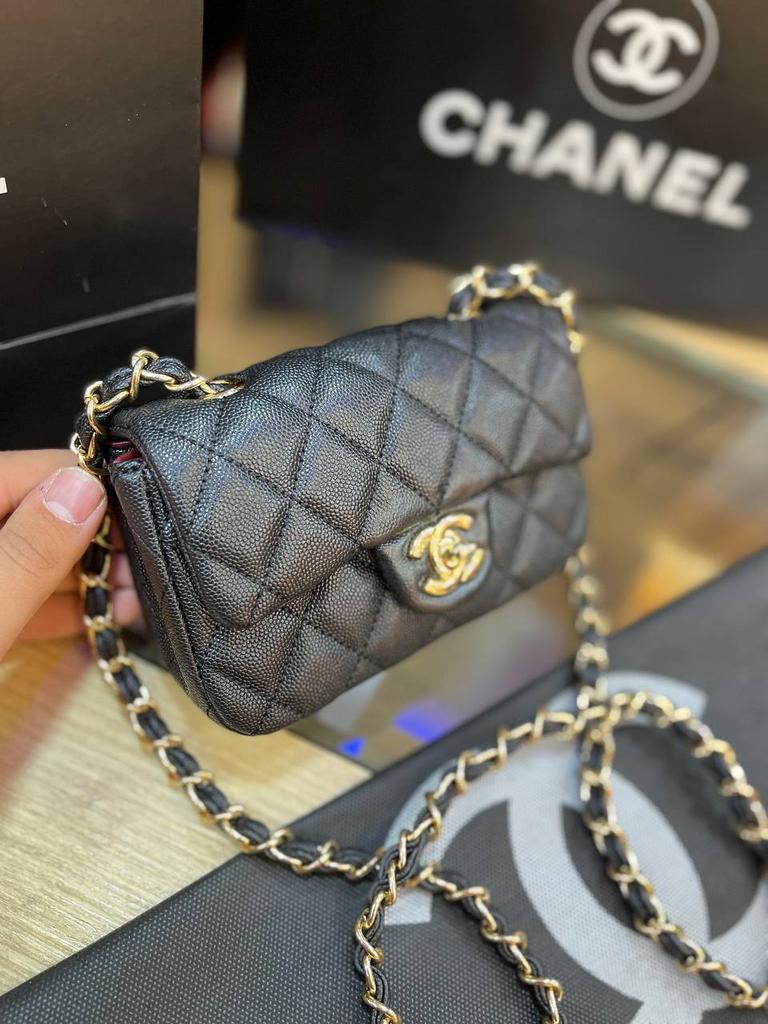 CHANEL MINI 17 см икра черная  1423456524