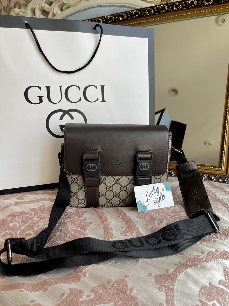 Гучи Unisex Crossbody коричневая 5361262364