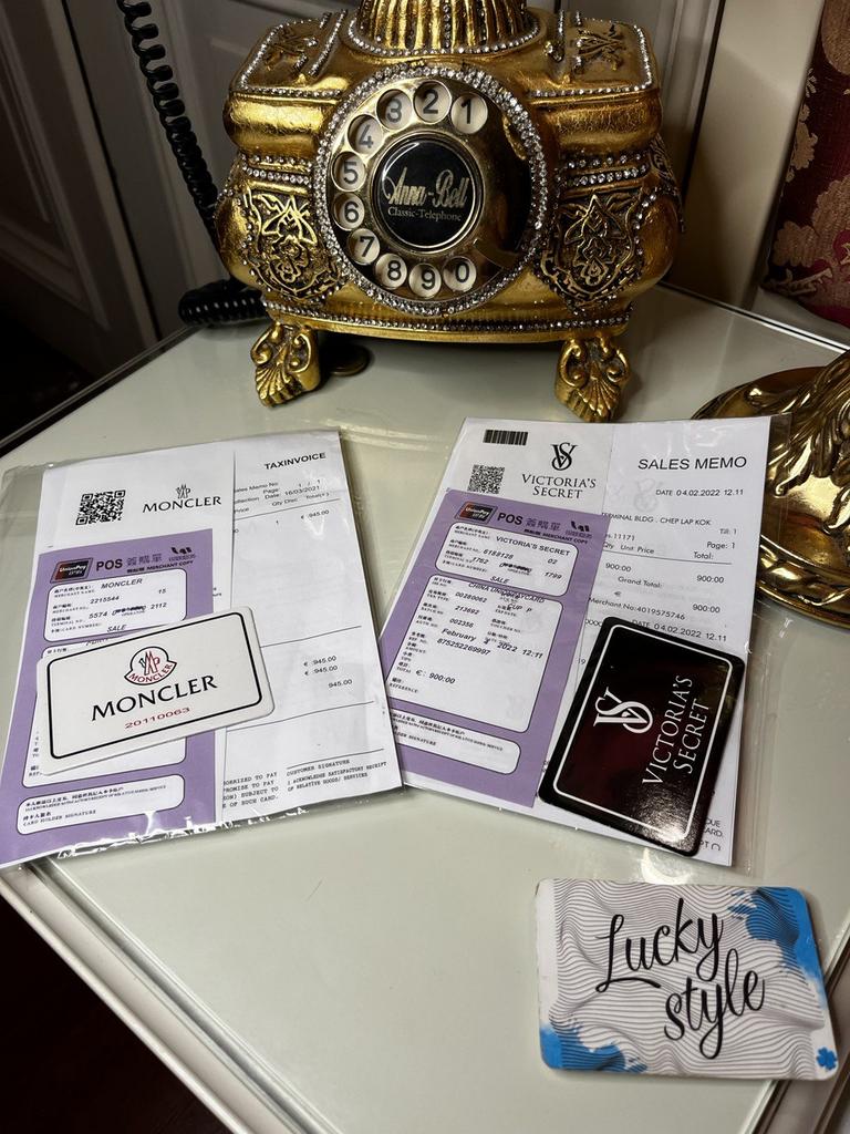 Документы сертификат Victoria’s Secret 6558545