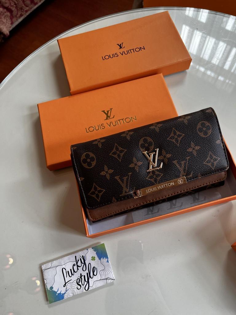 Louis Vuitton trend коричневый кошелек 1253