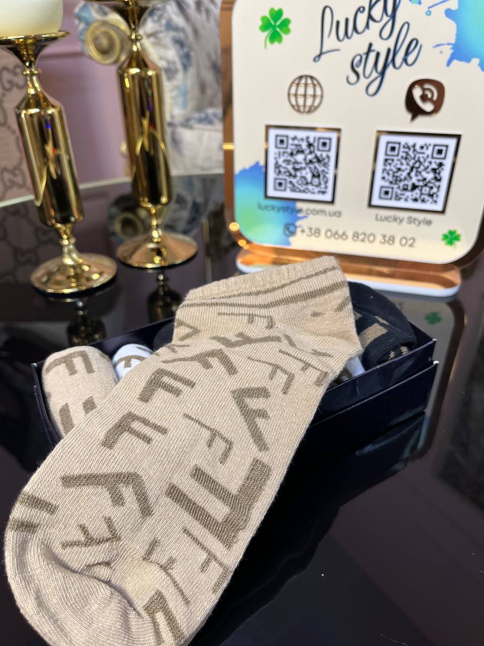 Fendi   unisex mix мультиразмер mix ароматизированные 6 шт 8742