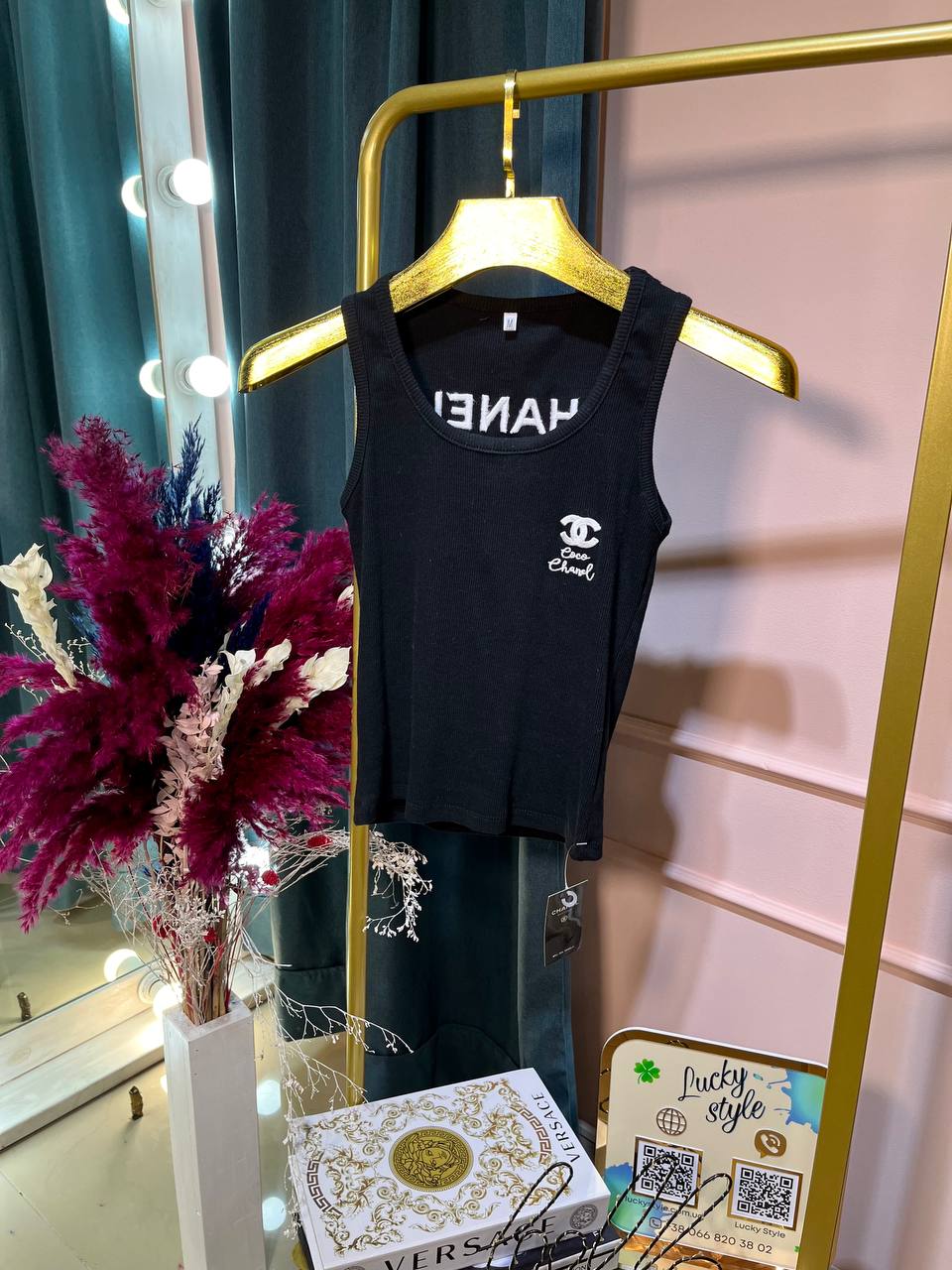 Майка M черная Chanel 764634