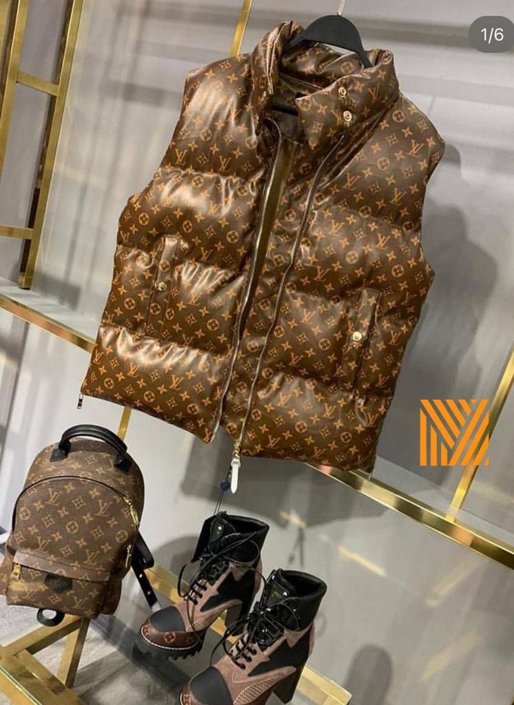 Жилетка Louis Vuitton коричневая 6523