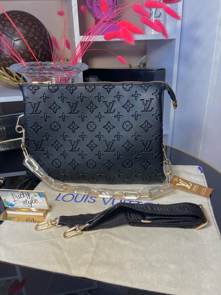 LOUIS VUITTON - Coussin MM большая матовая черная  523321