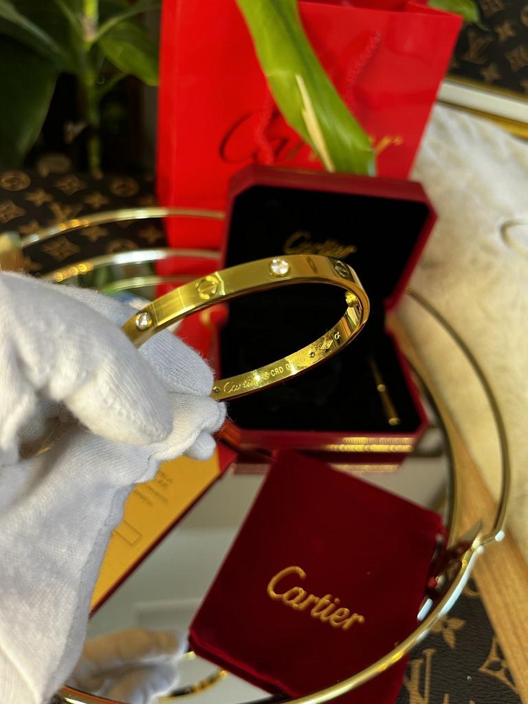 Браслет LOVE желтое золото 66654634