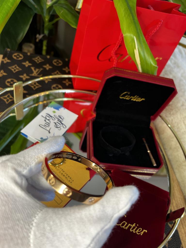 Браслет LOVE красное золото 11244421