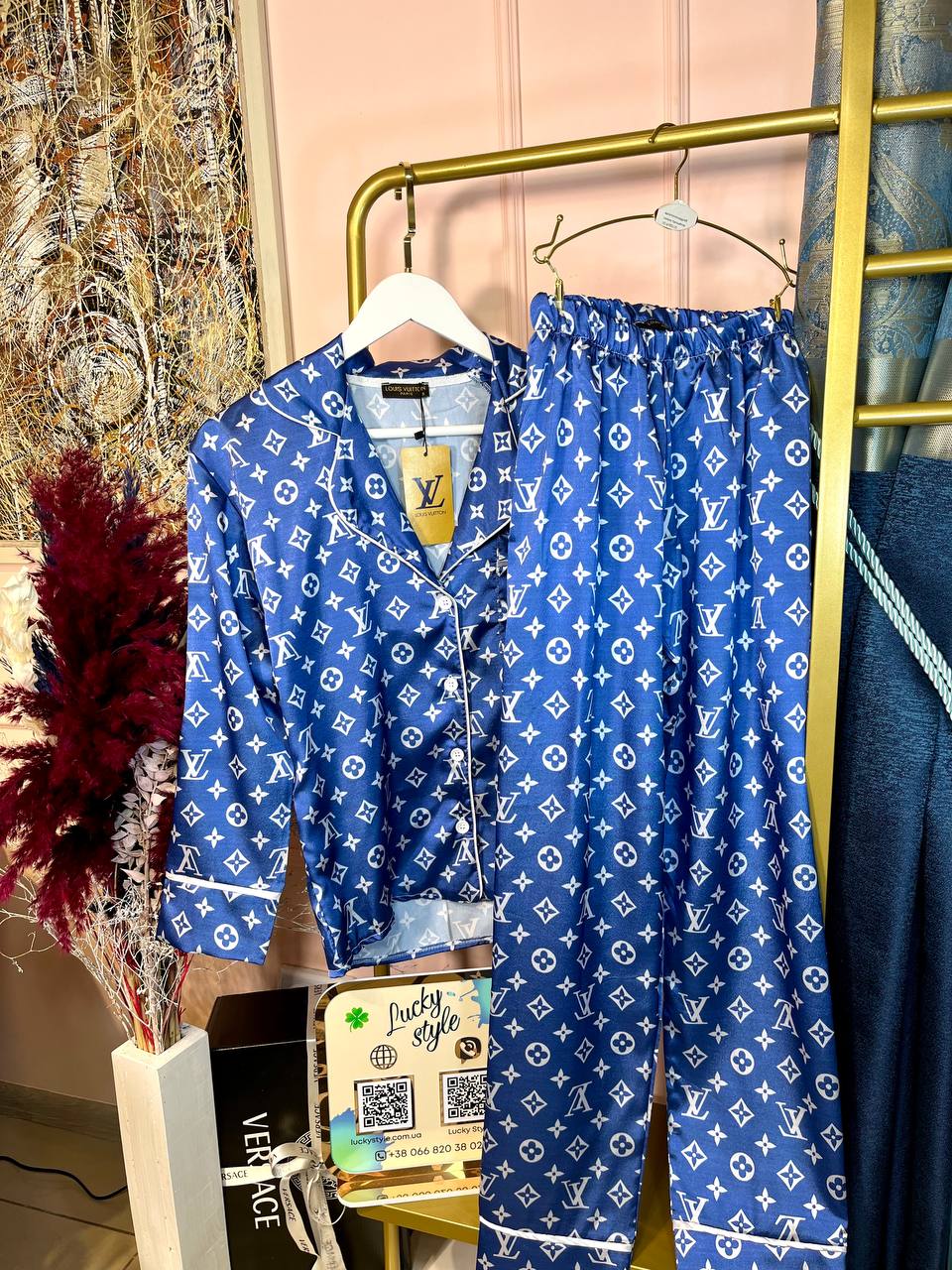 Пижама брючная костюм Louis Vuitton 76215125
