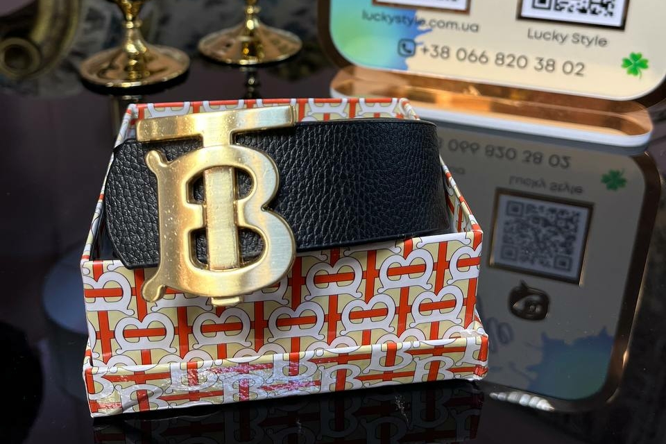 Ремень натуральная кожа Burberry 66245326