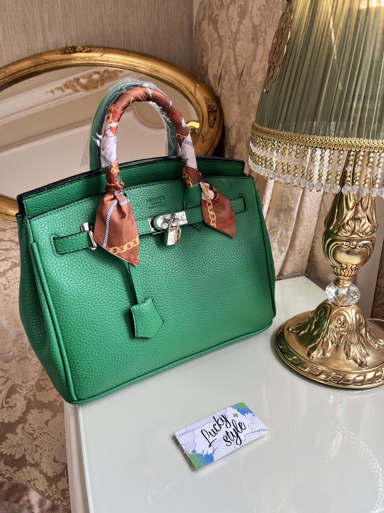 Hermes Birkin зеленая 30 см 7765756756