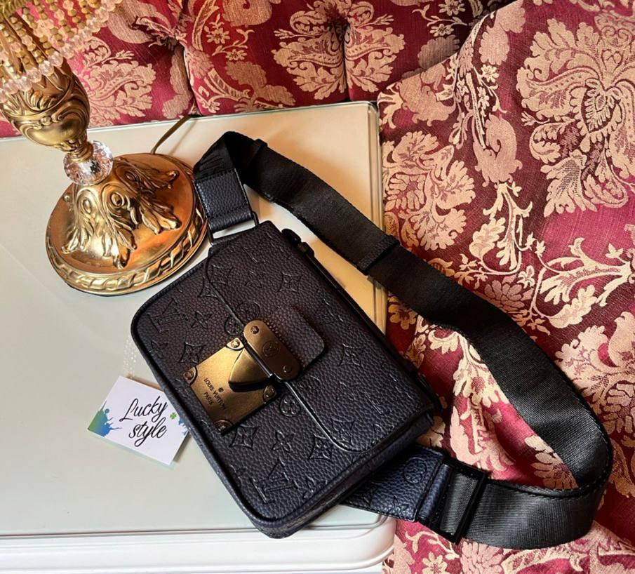 LOUIS VUITTON - S Lock Sling Bag темно-синий  77524343