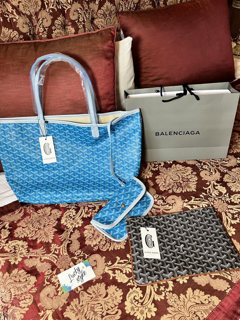 Большая бирюза GOYARD Saint Louis Pm Bag 6763472437