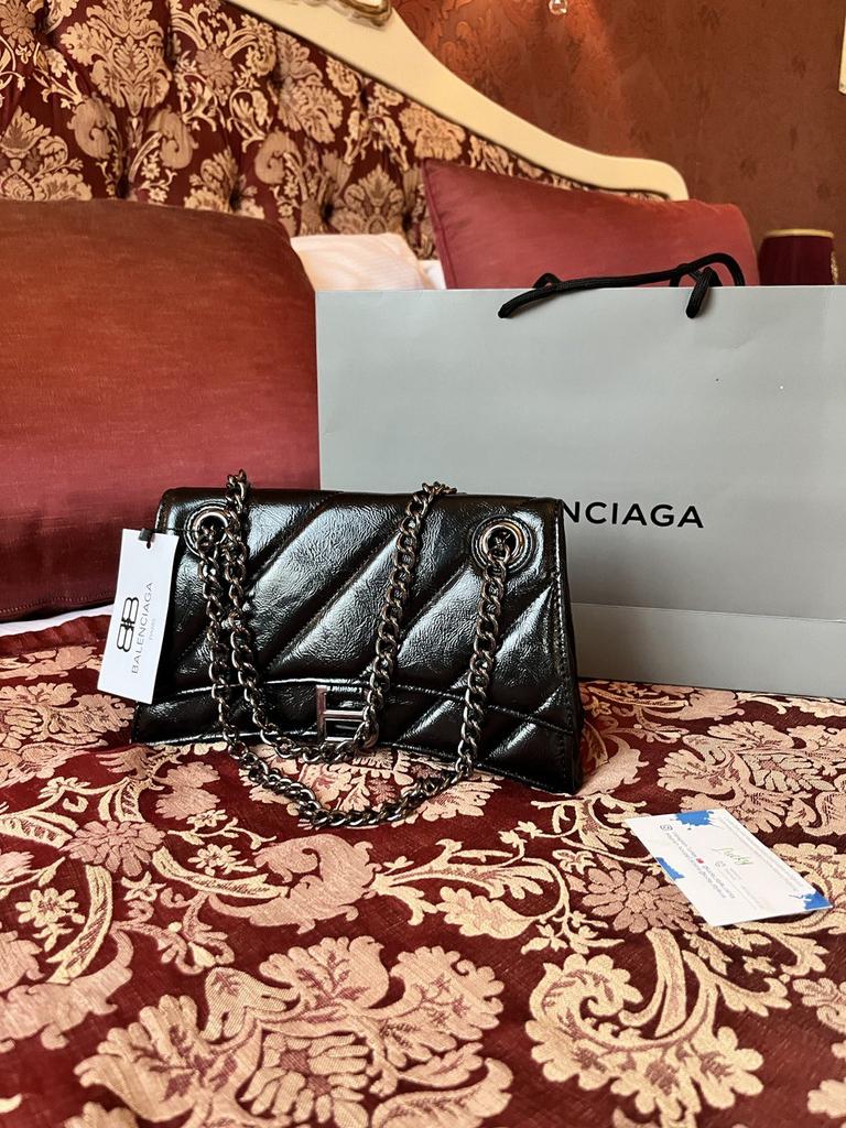 Черная BALENCIAGA - Small Crush 63265132412