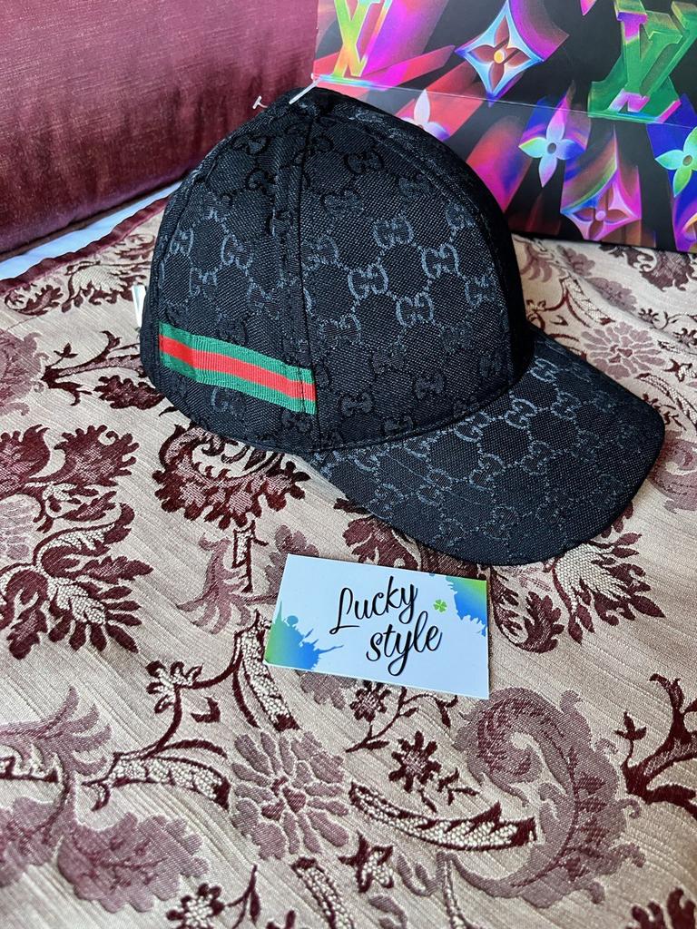 Кепка черная Гучи trend 7766312