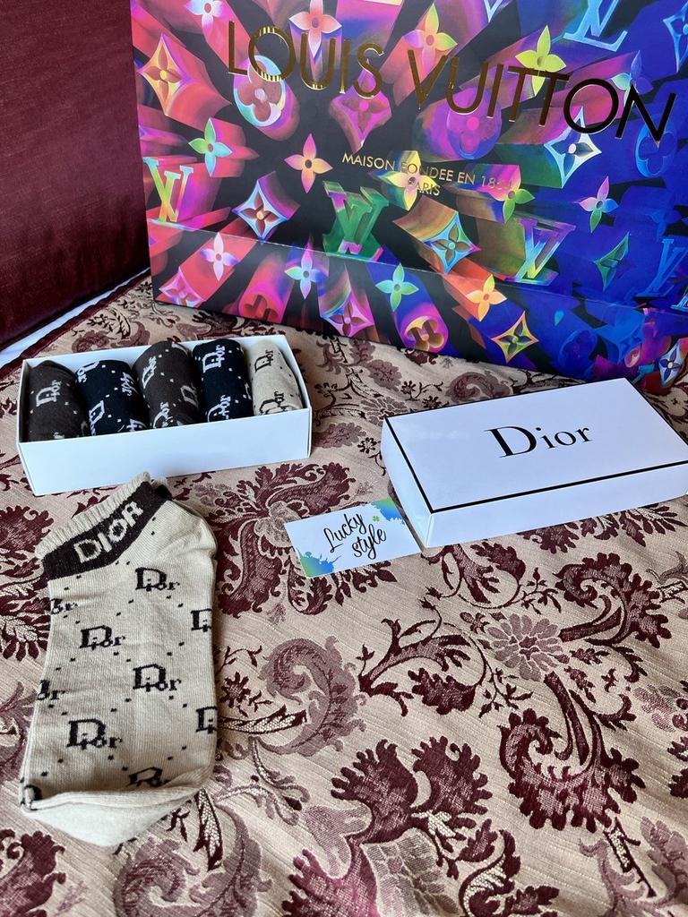 Упаковка носки Dior коричневые 771238