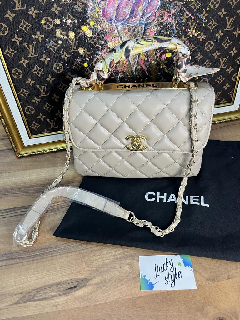 Chanel new бежевая 7724365