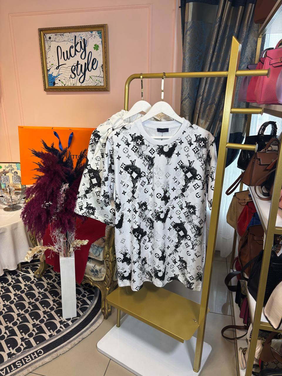 Костюм летний двойка LV белый летний  51541256776